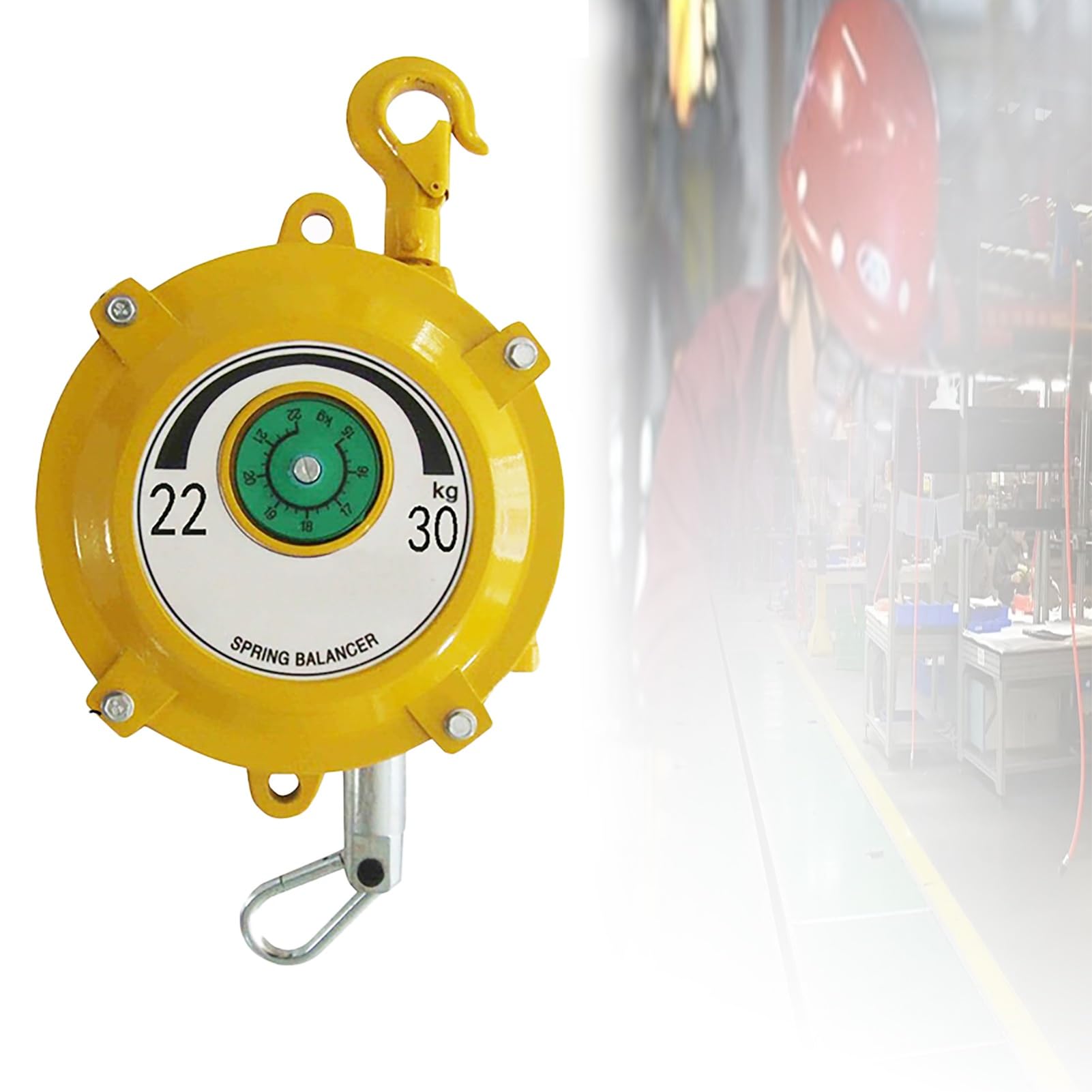 Rohcghc One Color Spring Balancer, Type With Alloy Steel Hook Hanging Tension Retractor Tool,Pe, For Equipment Parts Welding Carry And Remove Tools(2230Kg)