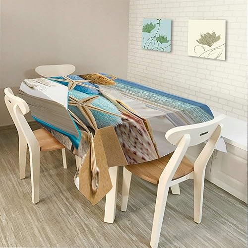 Miniatura 2 de Mantel rectangular decorativo para mesa de comedor, barbacoa, picnic, mesa de café, 52 x 70 pulgadas