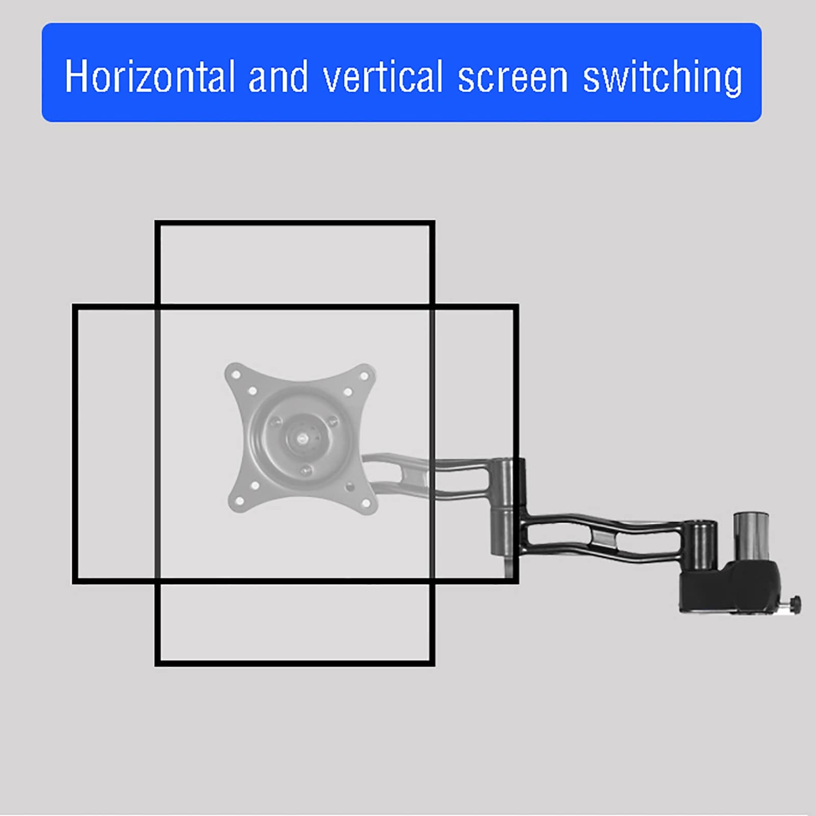 HYJYGM Trzy ekrany Table TV Stand, płynne zszywanie stojaków telewizji, baza telewizora tabletopa z funkcją pozycji, pasuje do 17-27 cali telewizorów, pomieści do 17,6 funta