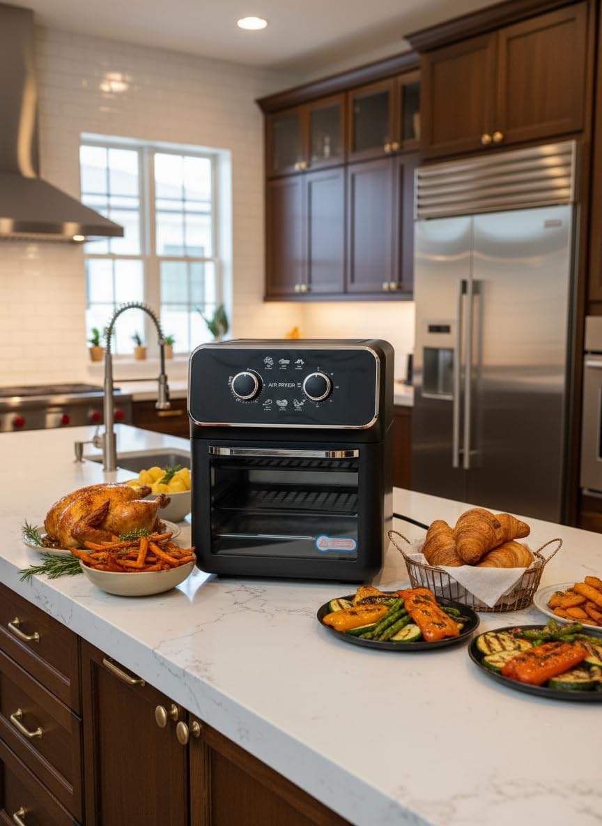 Fritadeira 12L Air Fryer Profissional para Grandes Porções