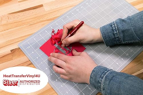 Miniatura 3 de Siser Easyweed Vinilo de transferencia de calor fucsia - rosa 15 pulgadas por 5 yardas