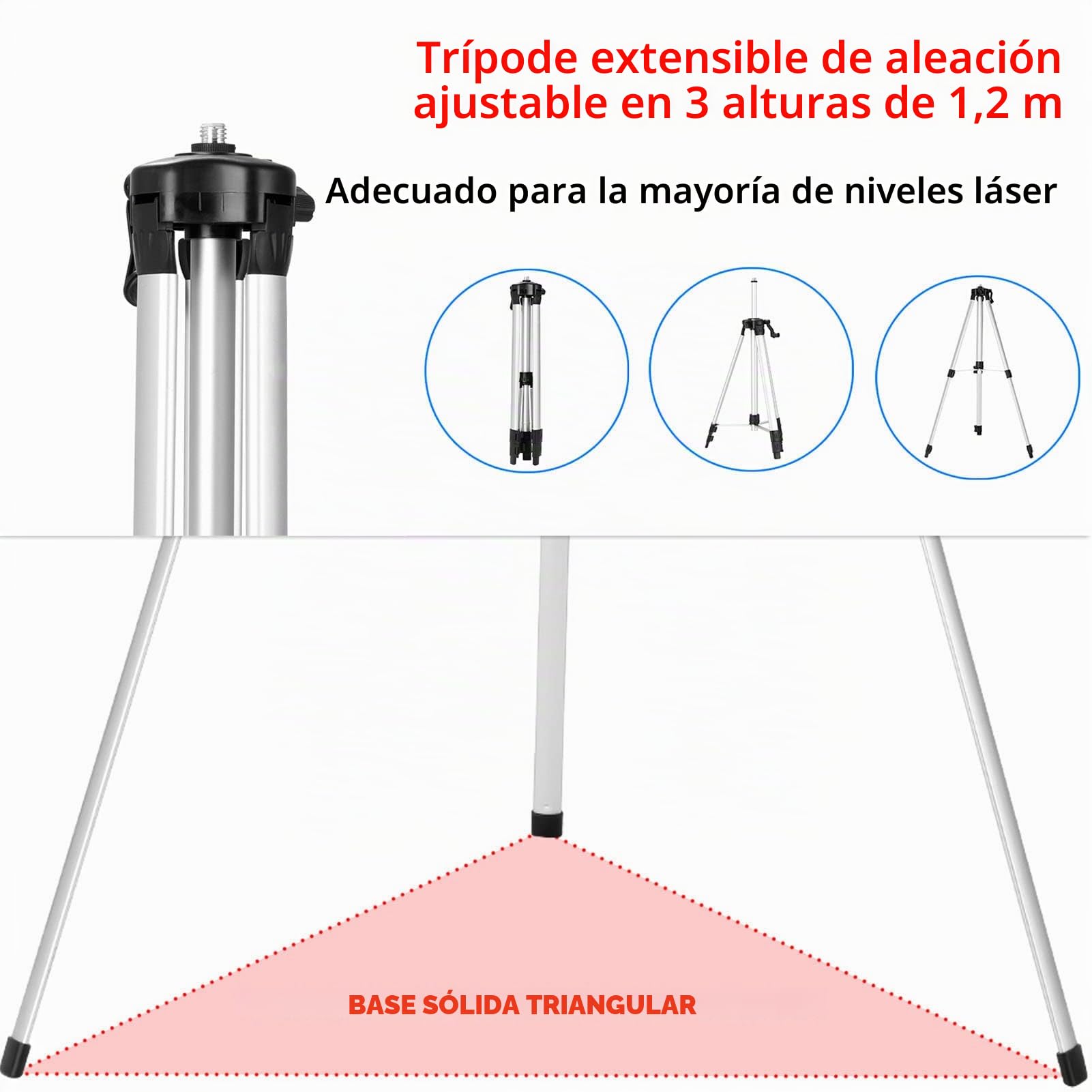 Geevorks Nivel Láser Autonivelante 3°,4D 16 Líneas Laser Nivel Verde 2 Batería Recargable,Base de Rotación y Soporte Montado,Control Remoto y Control Móvil (Azul, con Trípode)