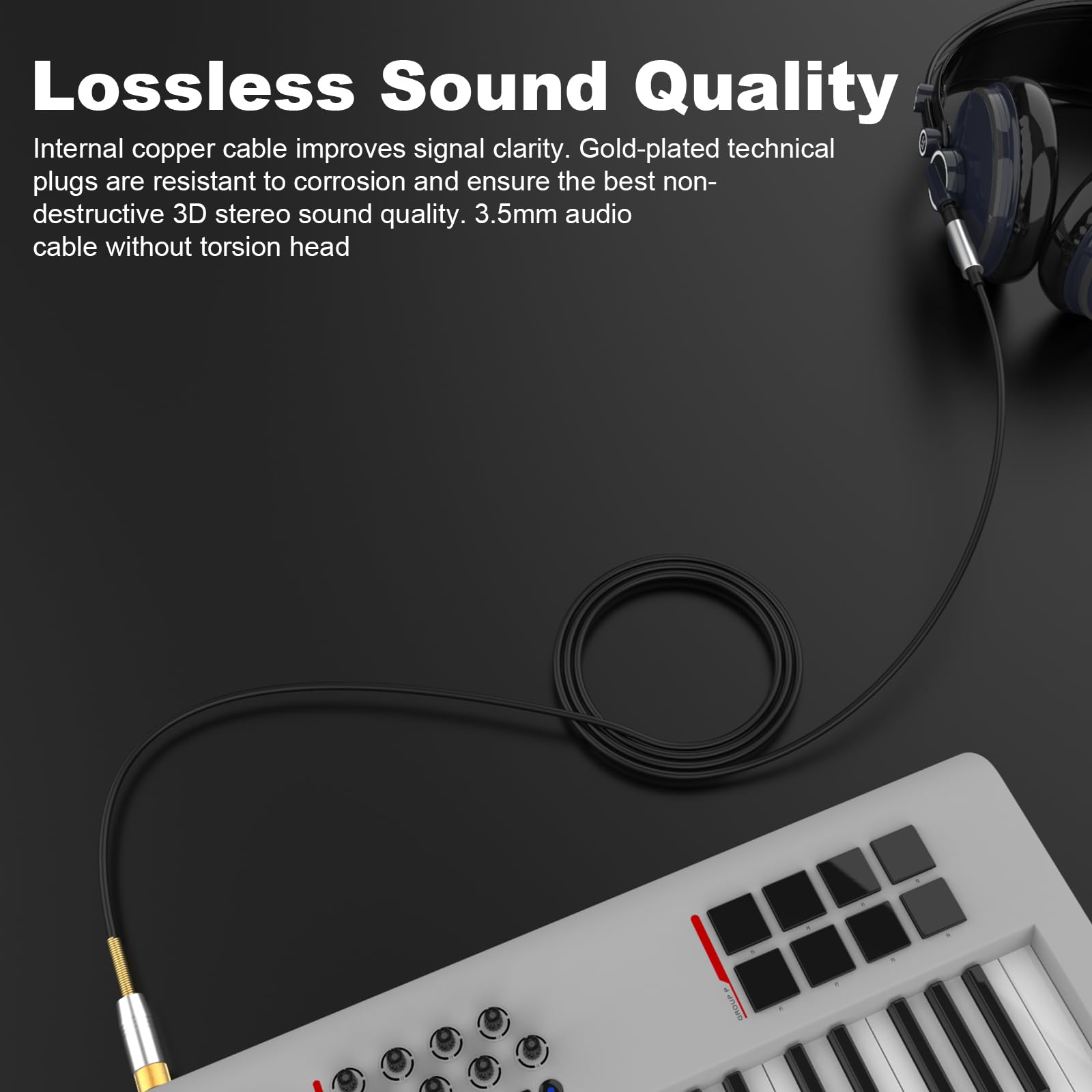 Amazon.com: Momentum Headphone Cable Replacement Aux Audio Cord