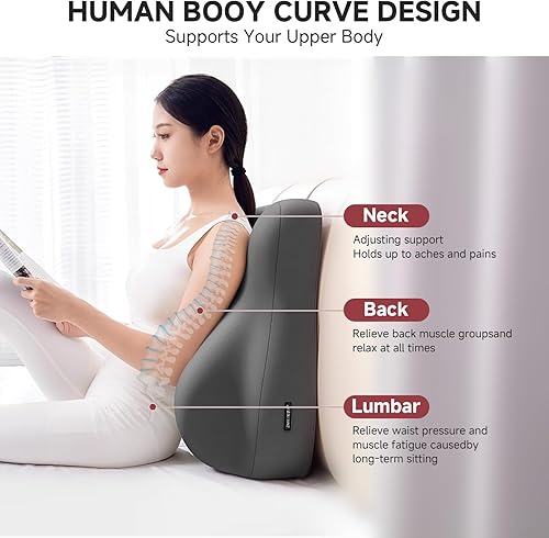 Miniatura 3 de GDLKPS Almohada de cuña multiposición para soporte de espalda, almohadilla de posicionamiento multifuncional con espuma viscoelástica que se puede