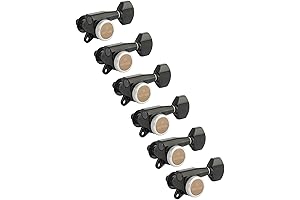 Gotoh Magnum Lock-Trad 6 String Locking Tuners - Black