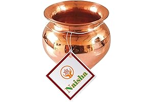 NAISHA 100% Copper Kalasam Puja and Wedding Essential