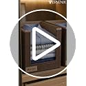 Image of VERVENIX Shirt Stacker Set of 2, Non Woven Foldable Clothes Storage Organizer with Handle, Wardrobe Closet Organizer, Space Saving Cloth Organizer for T-Shirts, Shirts, Jeans, Brown