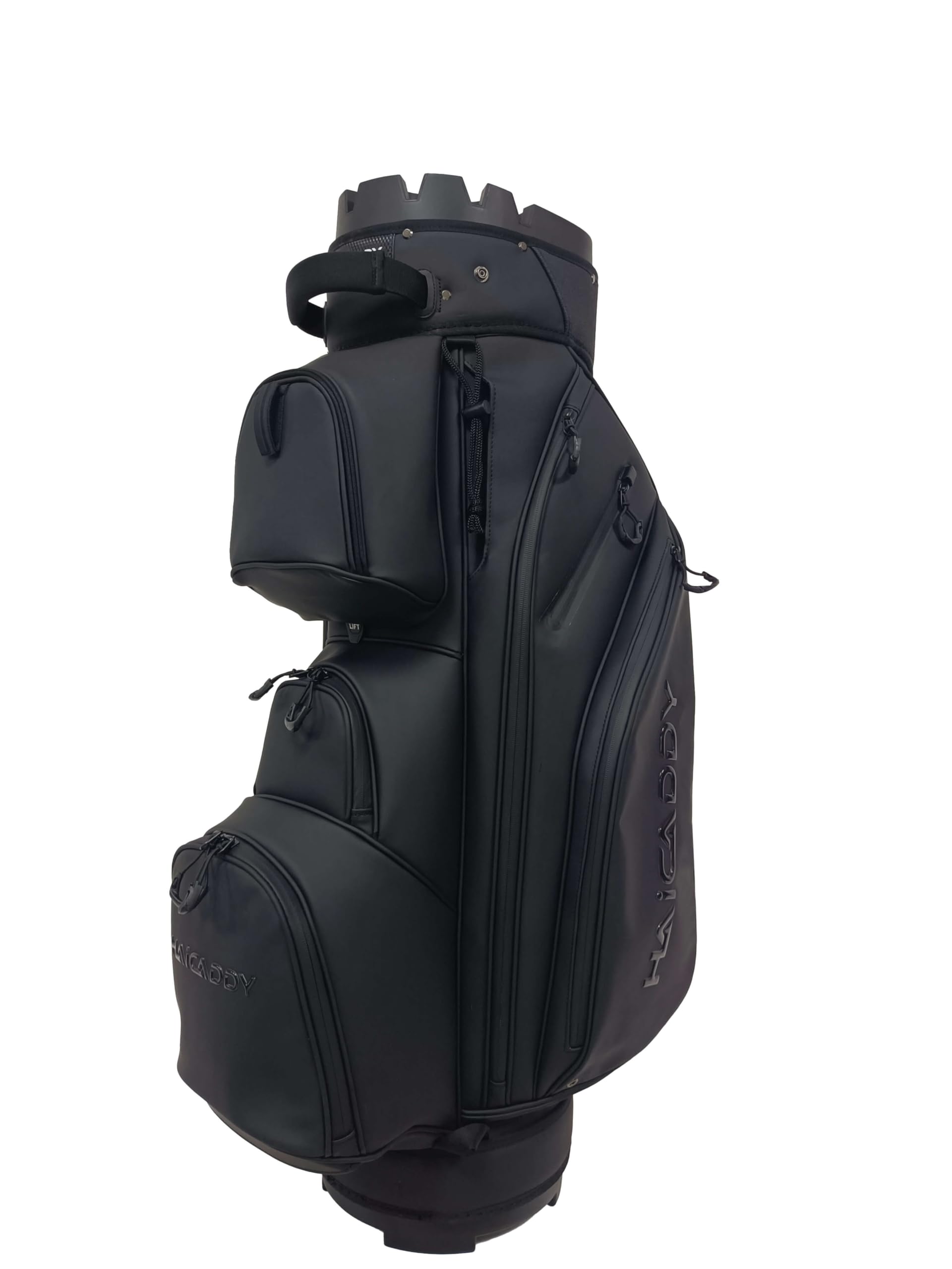 Tour Made Sac de Golf Deluxe I Hommes & Femmes I Poche magnétique I Pas de cliquetis de Raquettes grâce à l'organiseur I 14 Compartiments Raquettes continus I Grand Sac Isotherme