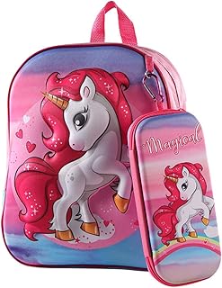 Zaino Topolino per bambini Zaino Scuola Elementare Bambina Mickey con Stampa Topolina In Rilievo 3D Zaino Impermeabile Con tracolla Regolabile per Bambini