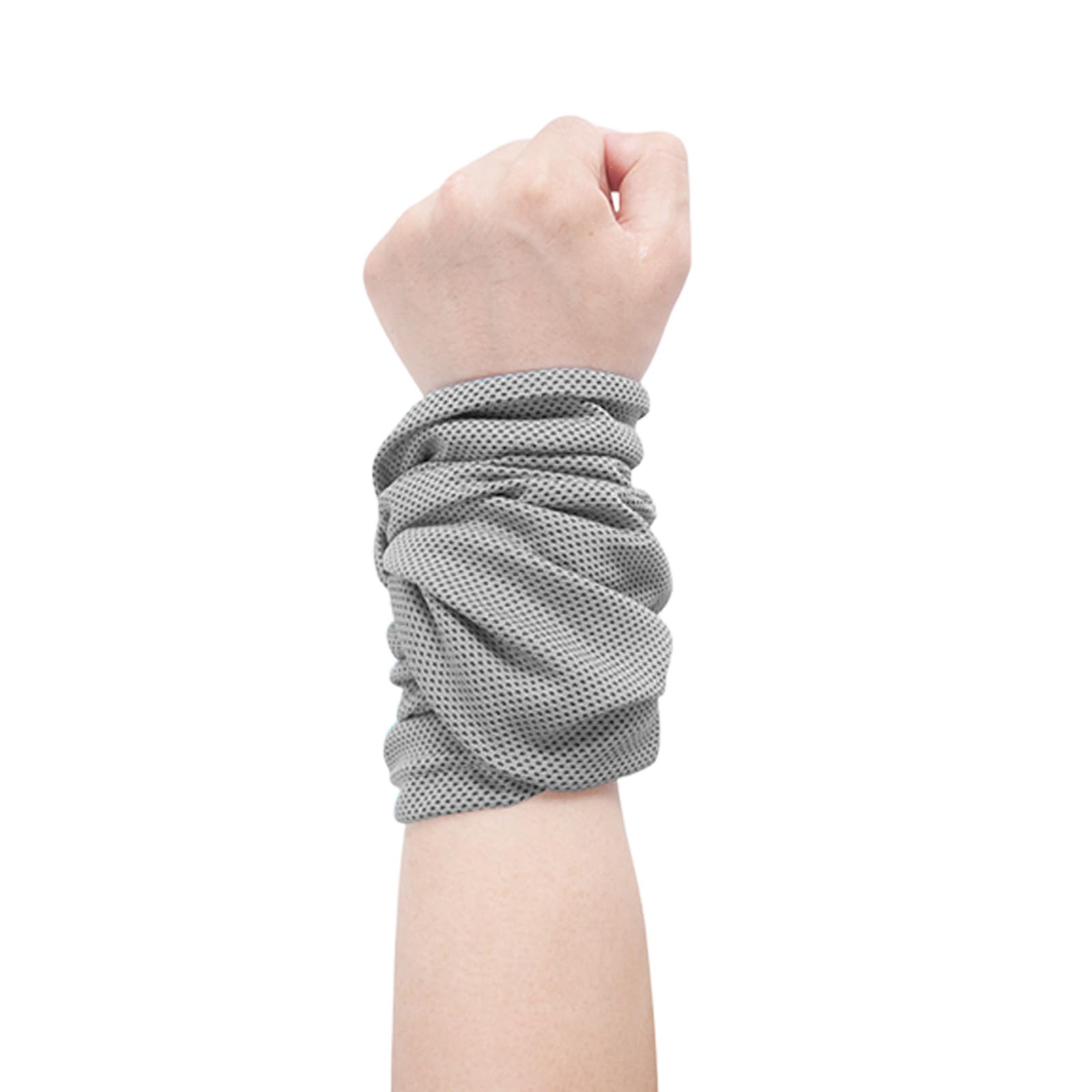 Msioytog Light Grey Absorbent Wrist Sweat Towel Fast Drying For Gym Yoga, Cupro Texture, 20X30cm Fast Drying Gym Towel Small