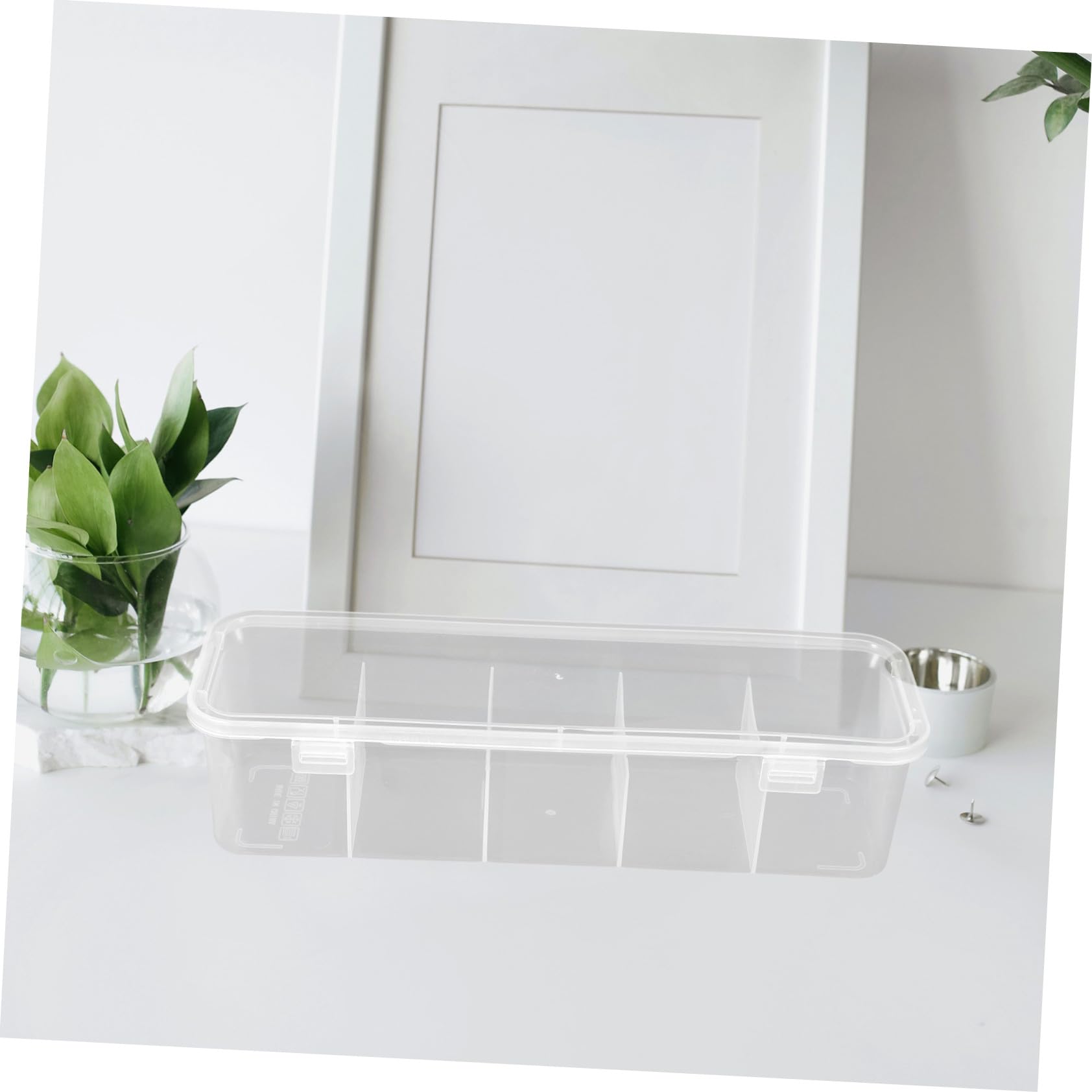 Healeved 15 Stück Teiliges Multi-fach Organizer Haargummis und Haar-accessoires Kompakt mit Deckel Platzsparend Stilvoll für Zuhause und Unterwegs zur Ordentlichen Aufbewahrung und