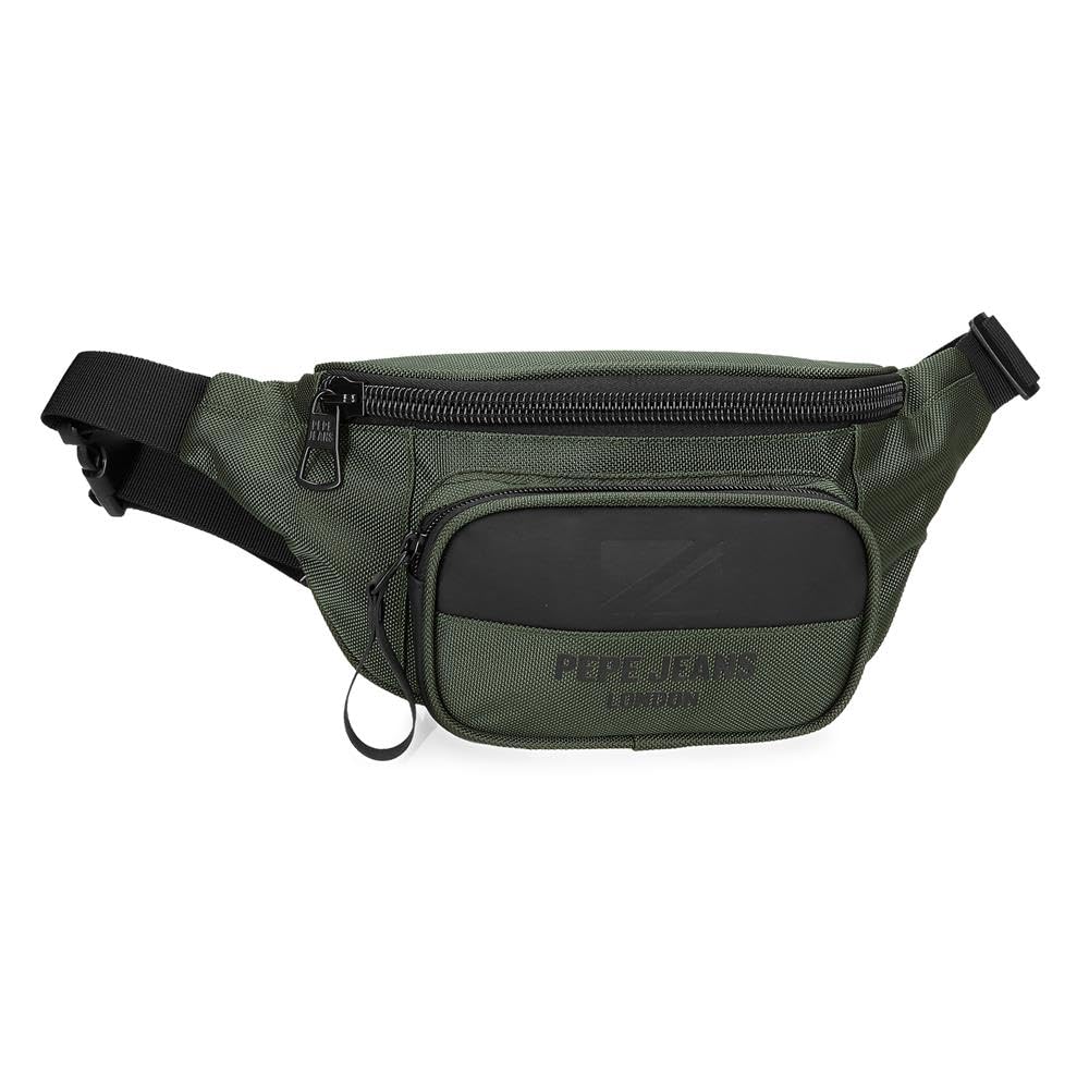 Pepe Jeans Bromley Waist bag Green 30x13x5 cm Polyester, green, One Size, Fanny Pack