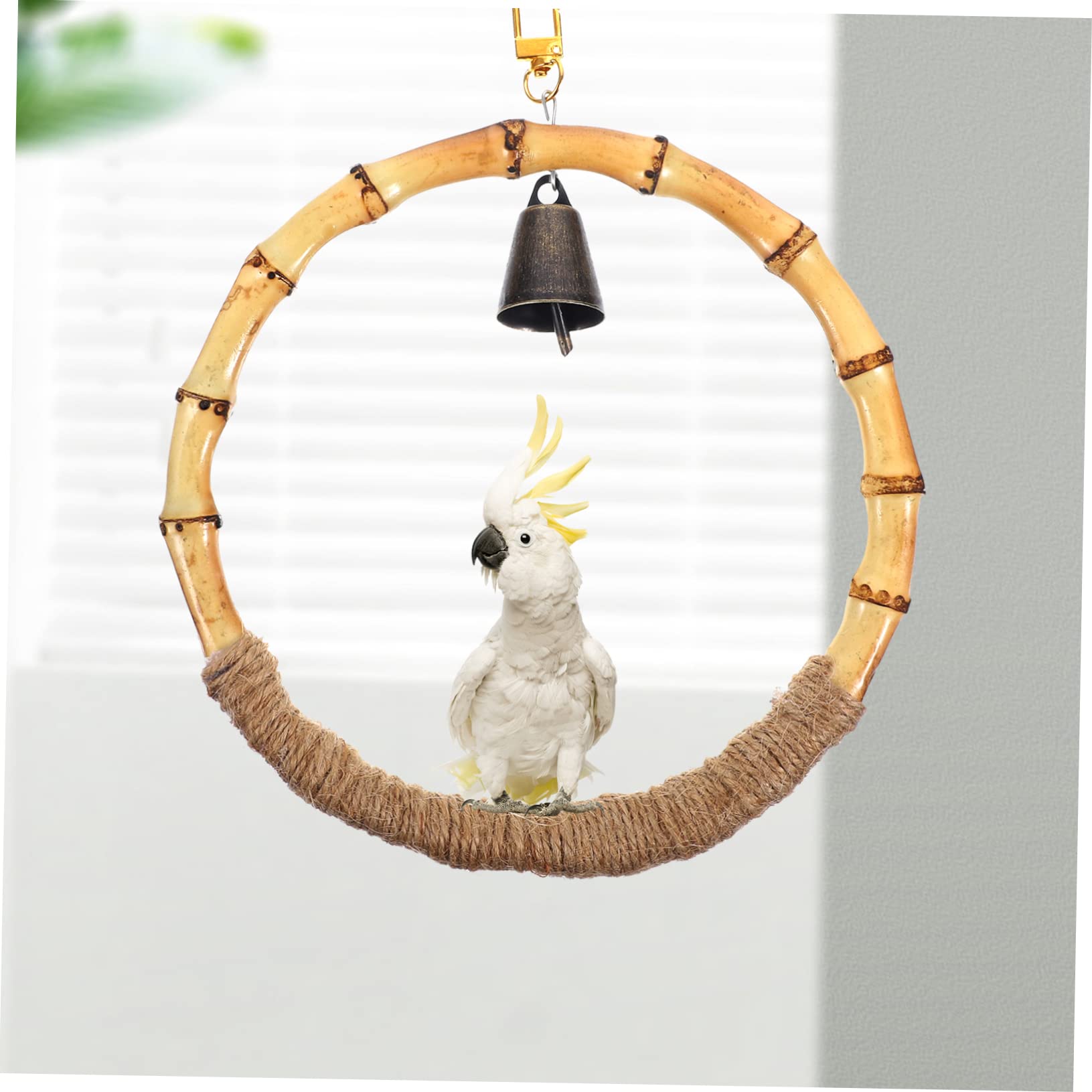 BESPORTBLE 5piezas Columpio para Pájaros para Periquitos y Loros Juguete Colgante para Ejercicio y Entretenimiento Jaulas Soporte Estable y Duradero para Actividad y Coordinación Mascotas