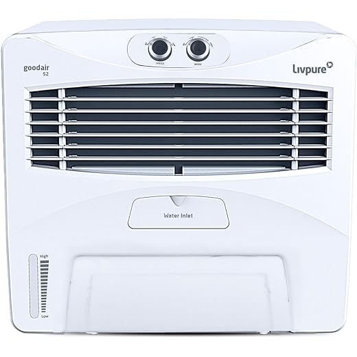 Livpure GoodAir Window Air Cooler 52 L with High Air Deliver