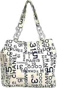 CHANEL トートバッグ  CCロゴ入り シャネル CHANEL トートバッグ ショルダー 総柄 ロゴ ココマーク