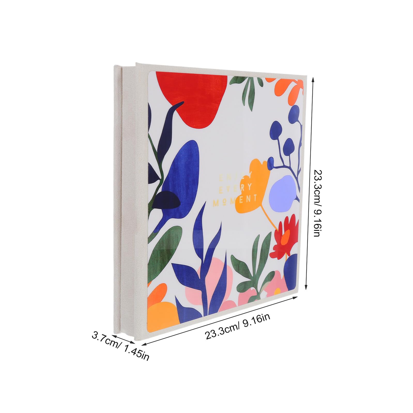 SHINEOFI Álbum de Colección de Plantas Hojas Autoadhesivas, Cubierta de Cristal Transparente, 30 Páginas para Organización de Flores Secas y Estudio Botánico