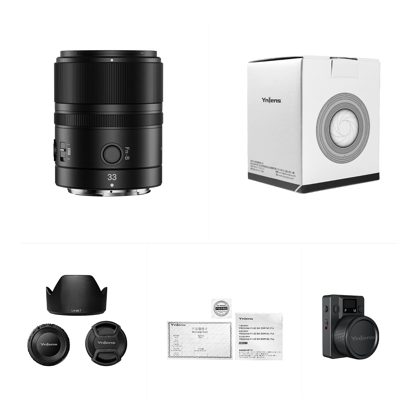 Amazon.com : YONGNUO YN33mm F1.4 Lens w/Remote Controller, 33mm F1