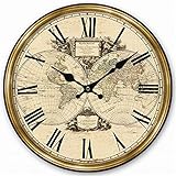 Reloj De Pared De Madera Retro Mudo Reloj De Pared Minimalista Sala De Estar Dormitorio Decoración del Reloj Mesa Colgante 12 Pulgadas