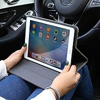 Vista 6 de Funda para iPad de 10.2 pulgadas (2019), iPad de 7 generación de 10.2 pulgadas, funda protectora de cuero, soporte ajustable, funda inteligente