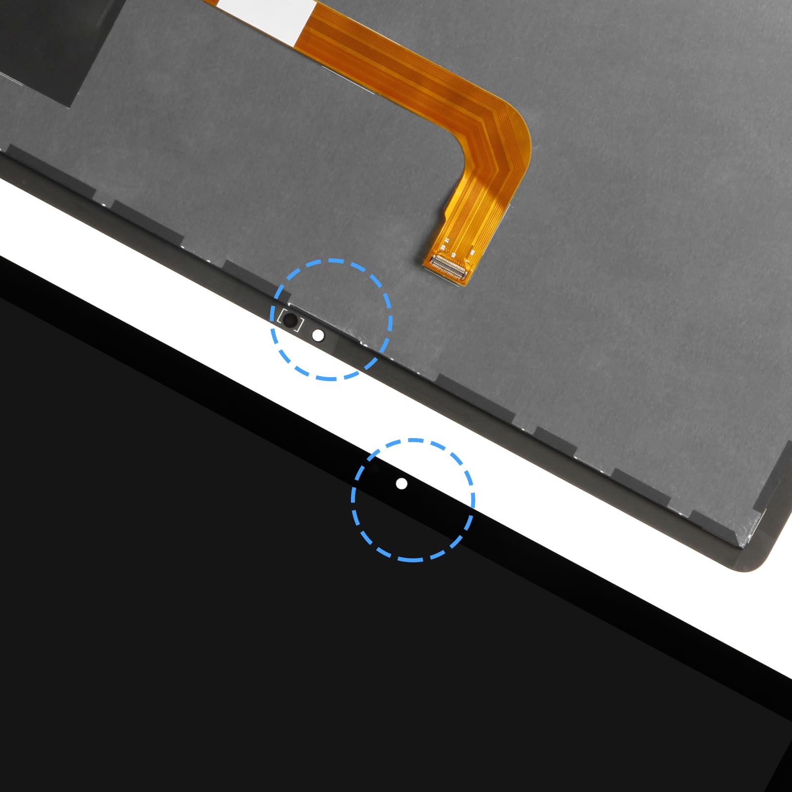 Für Samsung Galaxy Tab A9 Plus LCD-Bildschirm, Ersatz Bildschirm für Galaxy Tab A9+ SM-X210, SM-X215, SM-X216B 11 Zoll LCD Display Digitazer Full Assembly mit Reparatur-Set, Schwarz