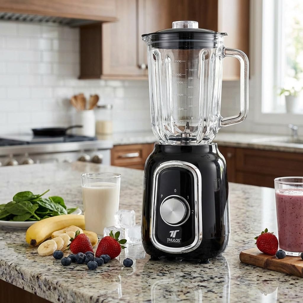 Suinga Blender stołowy 500 W, z antypoślizgowymi nóżkami, 2 stopki prędkości z funkcją PULSE.