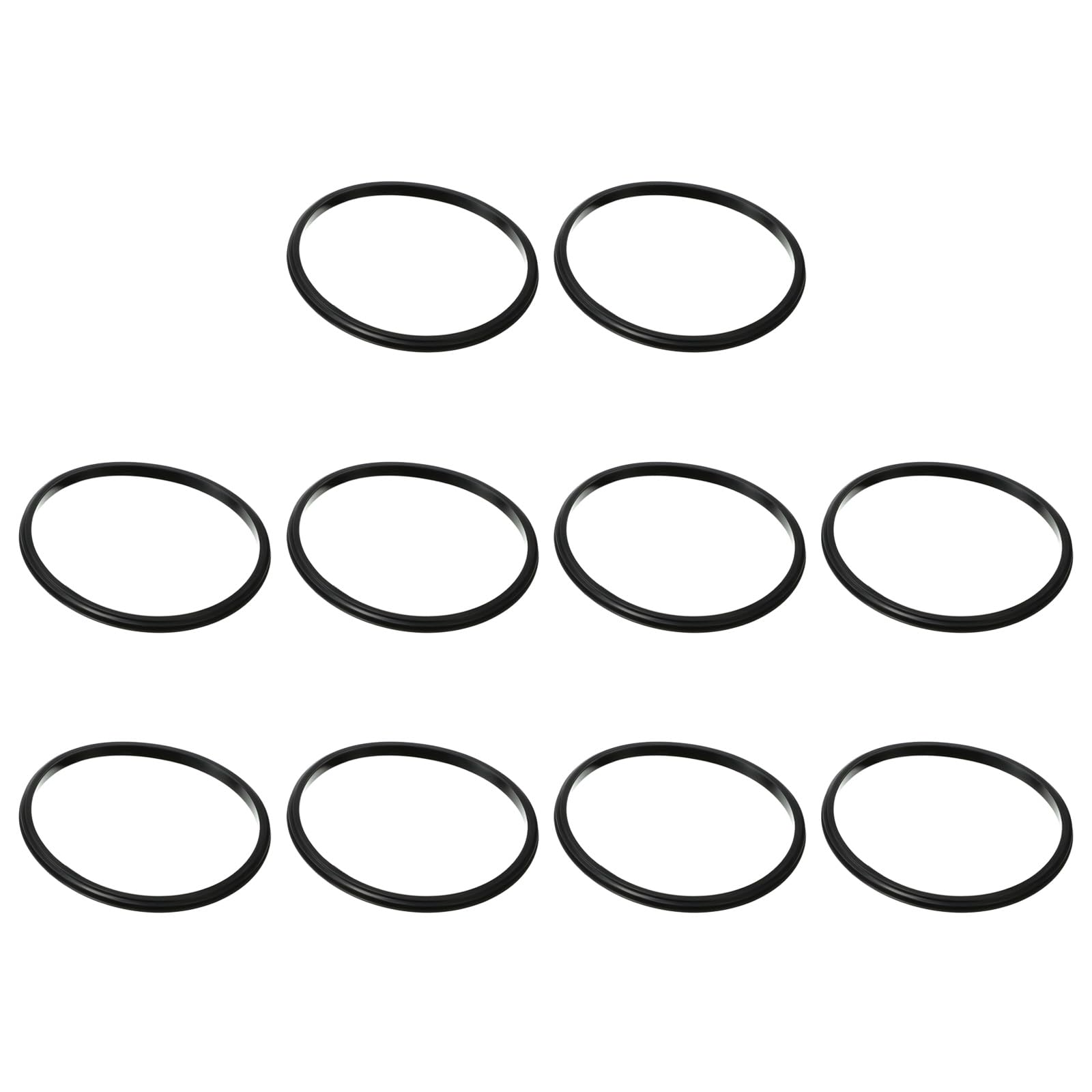 OSNIYAW Pack of 10 Premium Sealing Rings for Food Containers, Leak-proof Lid Seals, Rubber Lid Seal