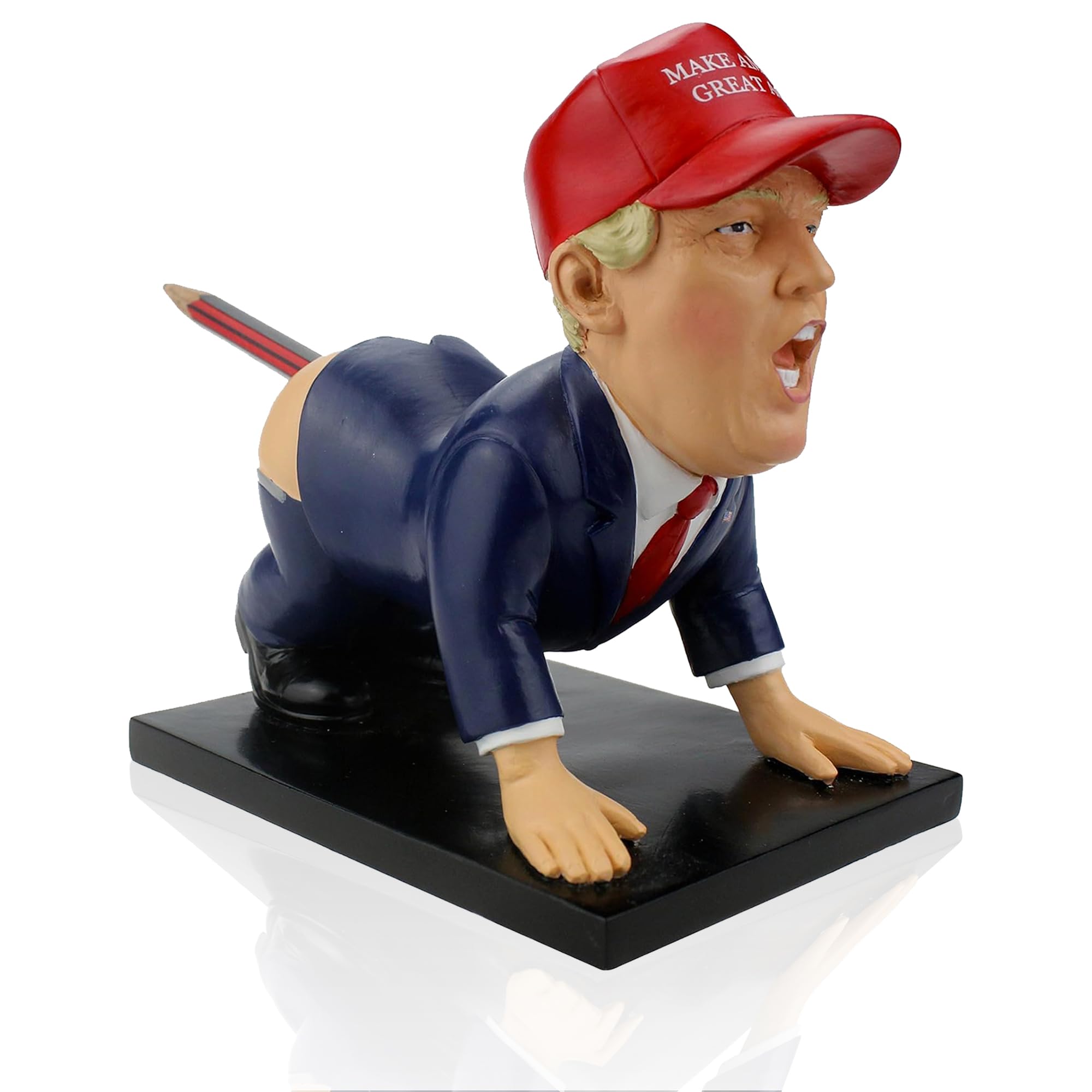 Donald Trump Pen Holder - Donald Trump Merchandise. Funny Gifts for Men, White Elephant Gifts for Adults. Unique Gifts, Gag Gifts for Men, Mens Gifts.