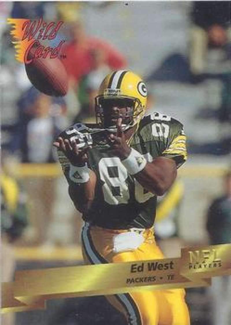 Amazon.com: 1993 Wild Card Football #134 Ed West Green Bay Packers