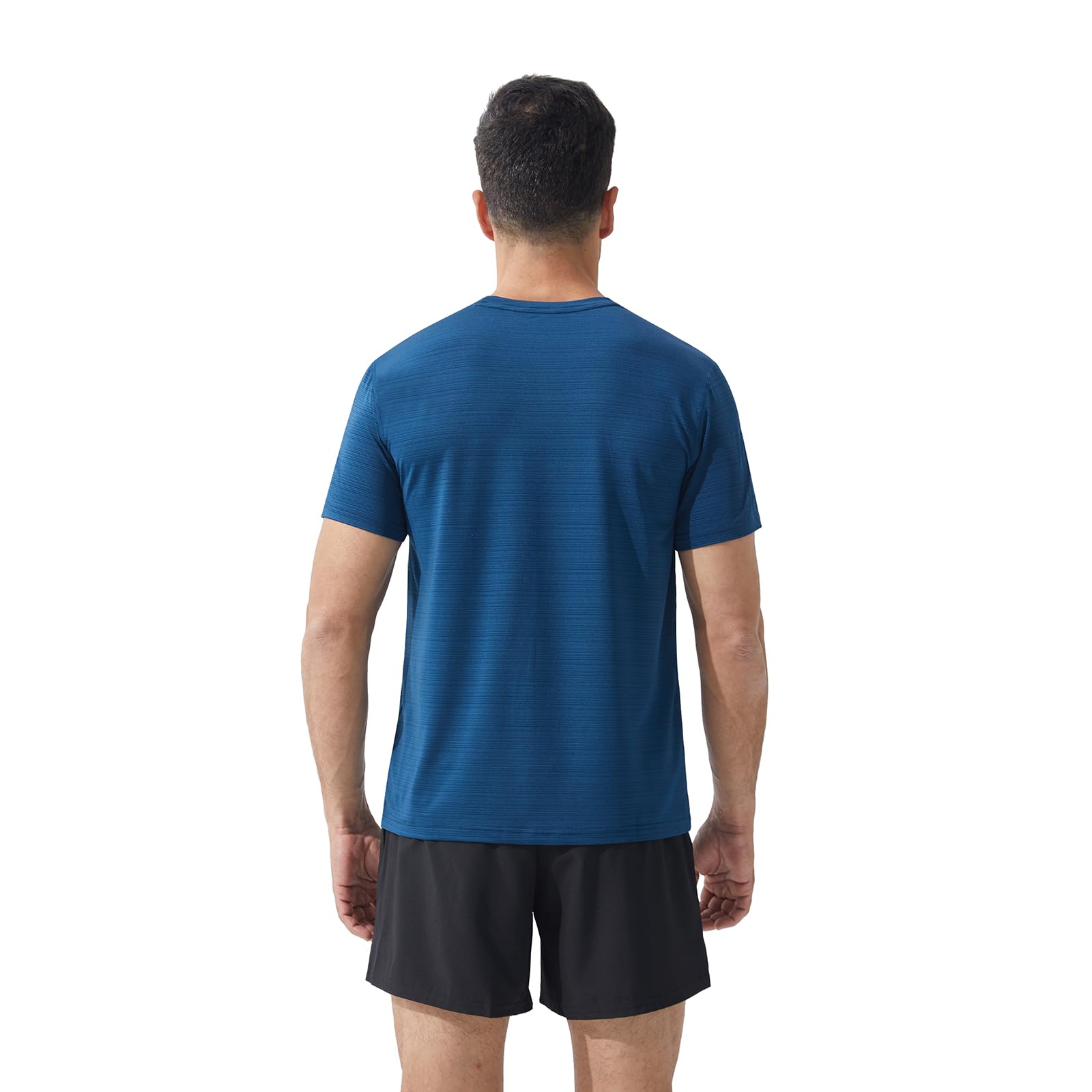 TOPTIE Lot de 5 t-shirts de sport à manches courtes pour homme