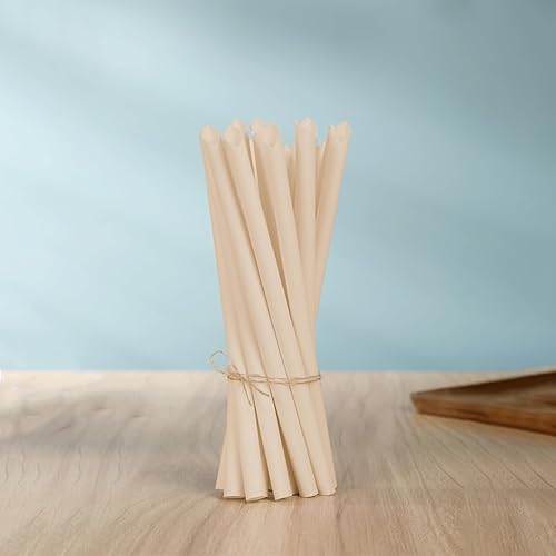 Miniatura 5 de Pajitas de fibra de bambú biodegradables  100 popotes desechables envueltos individualmente de 9 pulgadas  compostables y respetuosos con el medio