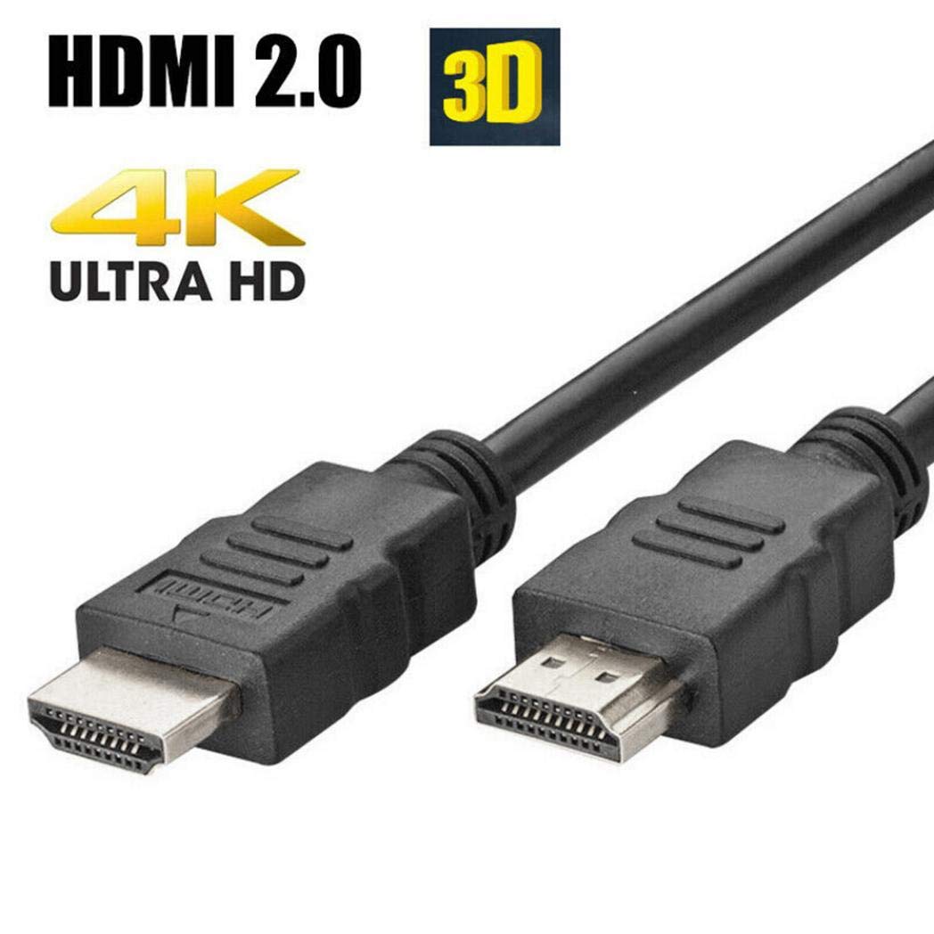 scgtpapadc 0.5/1.5/1/2/3m 1080P HD HDMI V1.4 Male to Male Adapter Cable for TV DVD Monitor - Black 1M