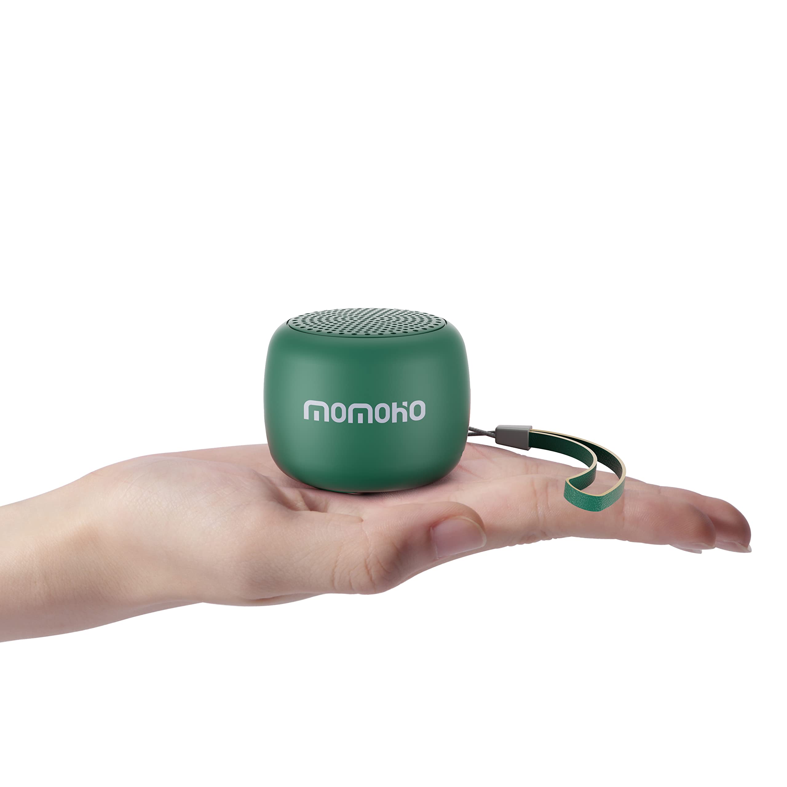 MOMOHOBluetooth Speakers, Small Portable Lightweight Compact Travel Speaker with Built in Mic,TWS Pairing, TF Card, HD Sound and Bass Wireless Bluetooth for Home/Biking/ (Green)