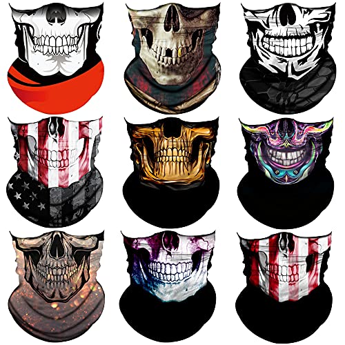 Neck Gaiter,Bandana Gator Face Mask Uv Protection,Neck Warmer Balaclava,Tube Scarf Mask,Headwear,Head Wrap,Headband For Sport #TOP1