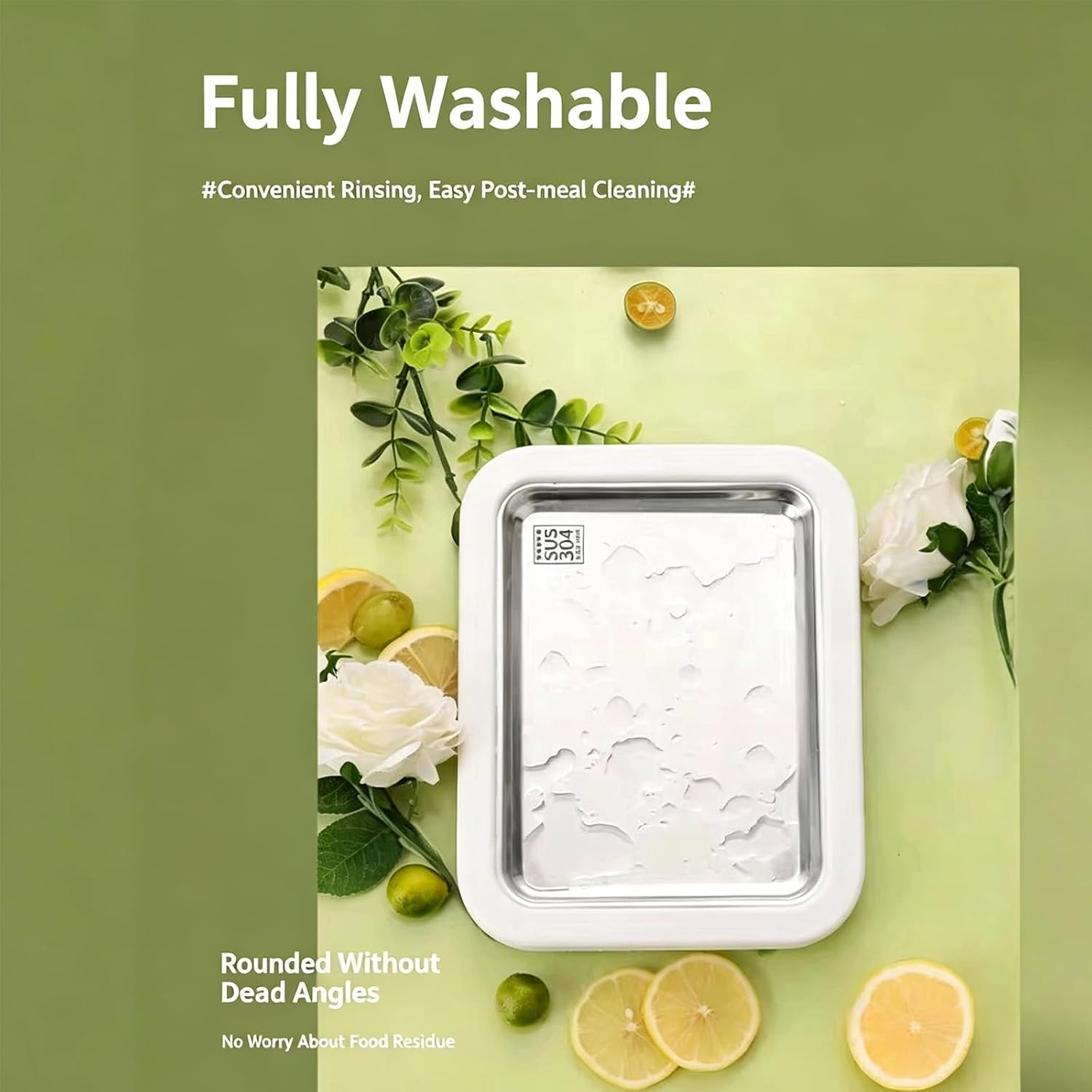 Fun DIY Rolled Ice Cream Maker No Electricity Needed, 304 Stainless Steel Pan, Family Activity for Homemade Frozen Yogurt Sorbet (Coconut milk white)