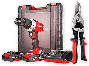 Parafusadeira/Furadeira De Impacto Te-Cd 18/2 Li-I 2B - EINHELL + Tesoura Aviação Reta Cromo Vanadio 10' Polegadas - KANIT