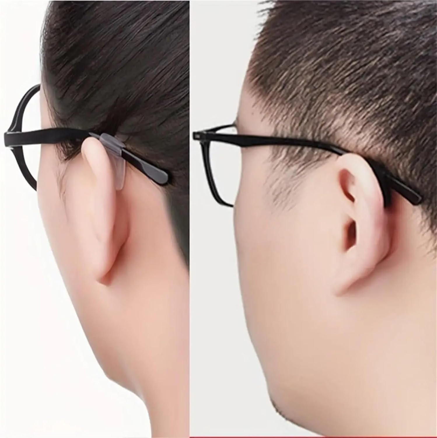 Durable 50Pairs Glasses Ear Grip Sport Eyeglasses Ear Hook Silicone Anti Slip Eyewear
