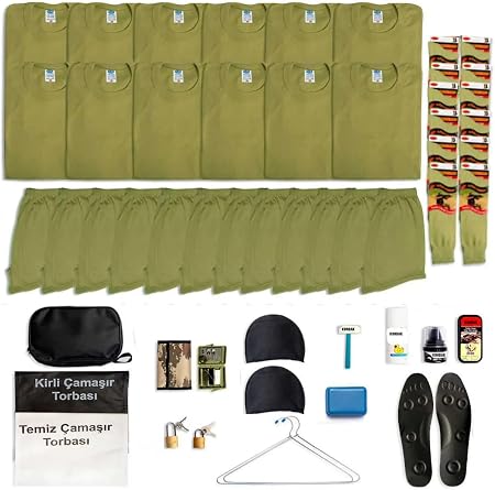 Set of 12 Basic Paid Military Equipment - Paid Military Equipment