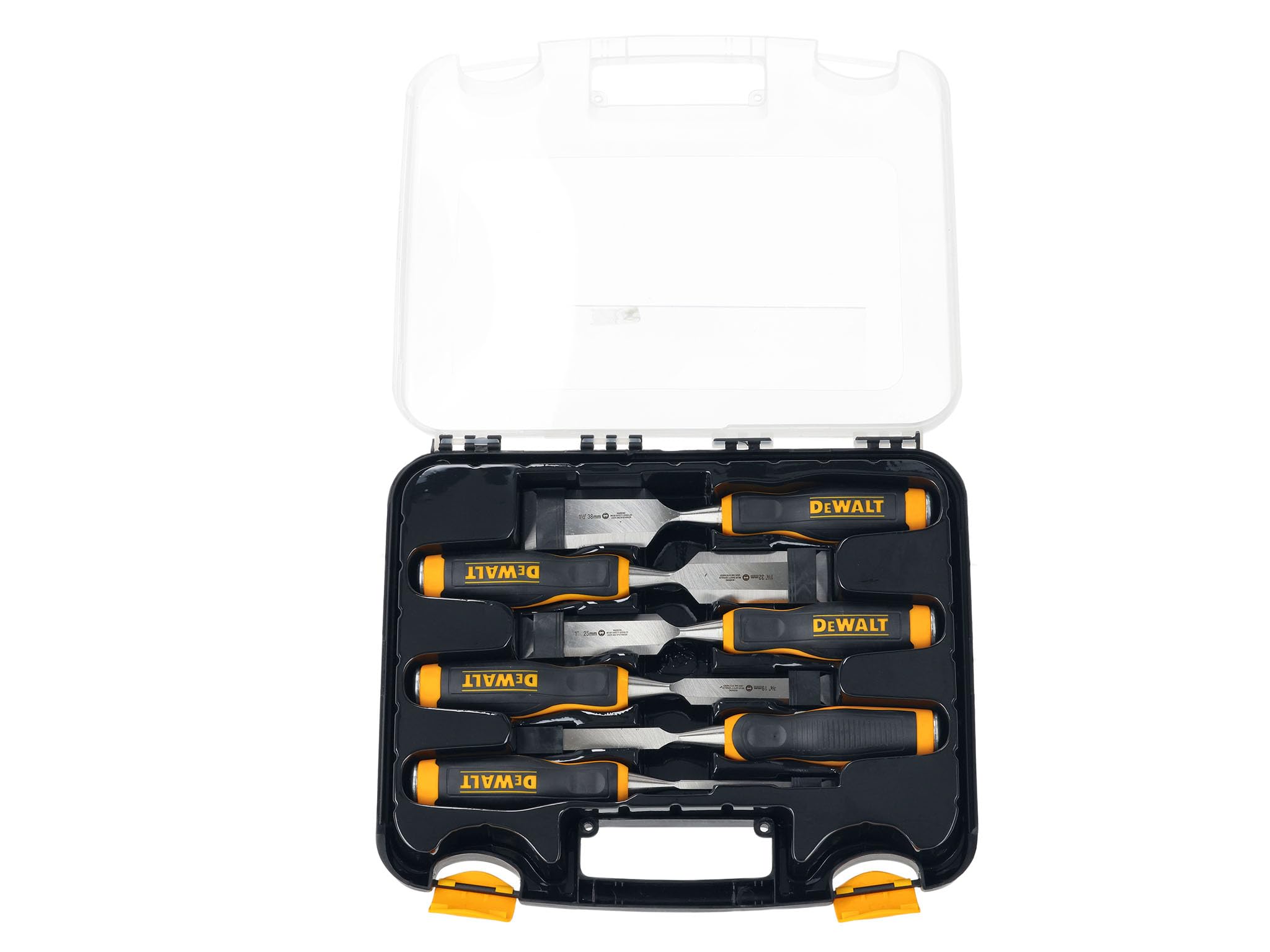 Dewalt DWHT16852 dłuta do drewna, 6 szt.