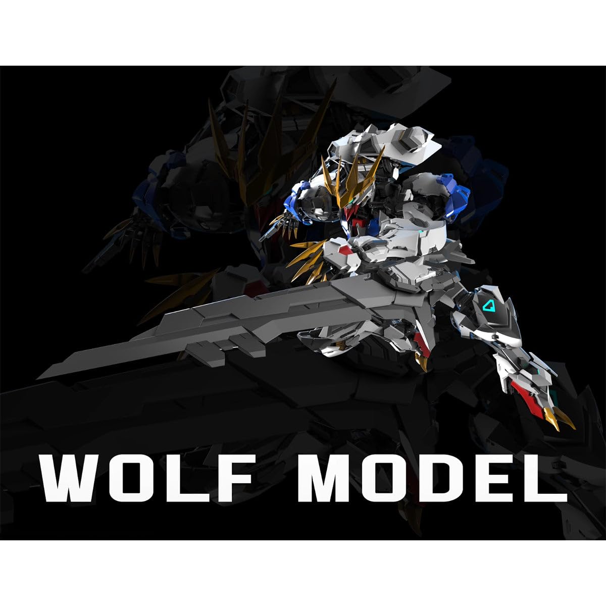 HiPlay Wolf Technology 1/100 Wolf Modell Metallrahmen Bausatz
