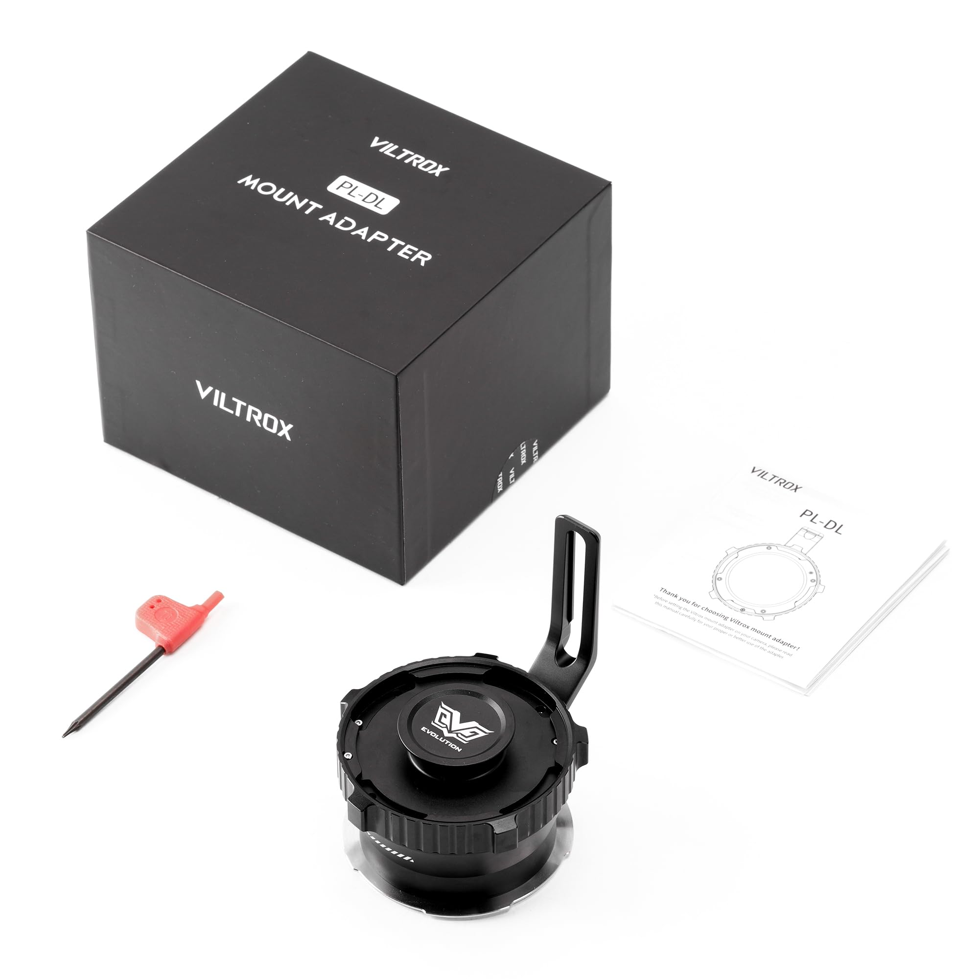 VILTROX Anillo adaptador de lente de cámara PL-DL