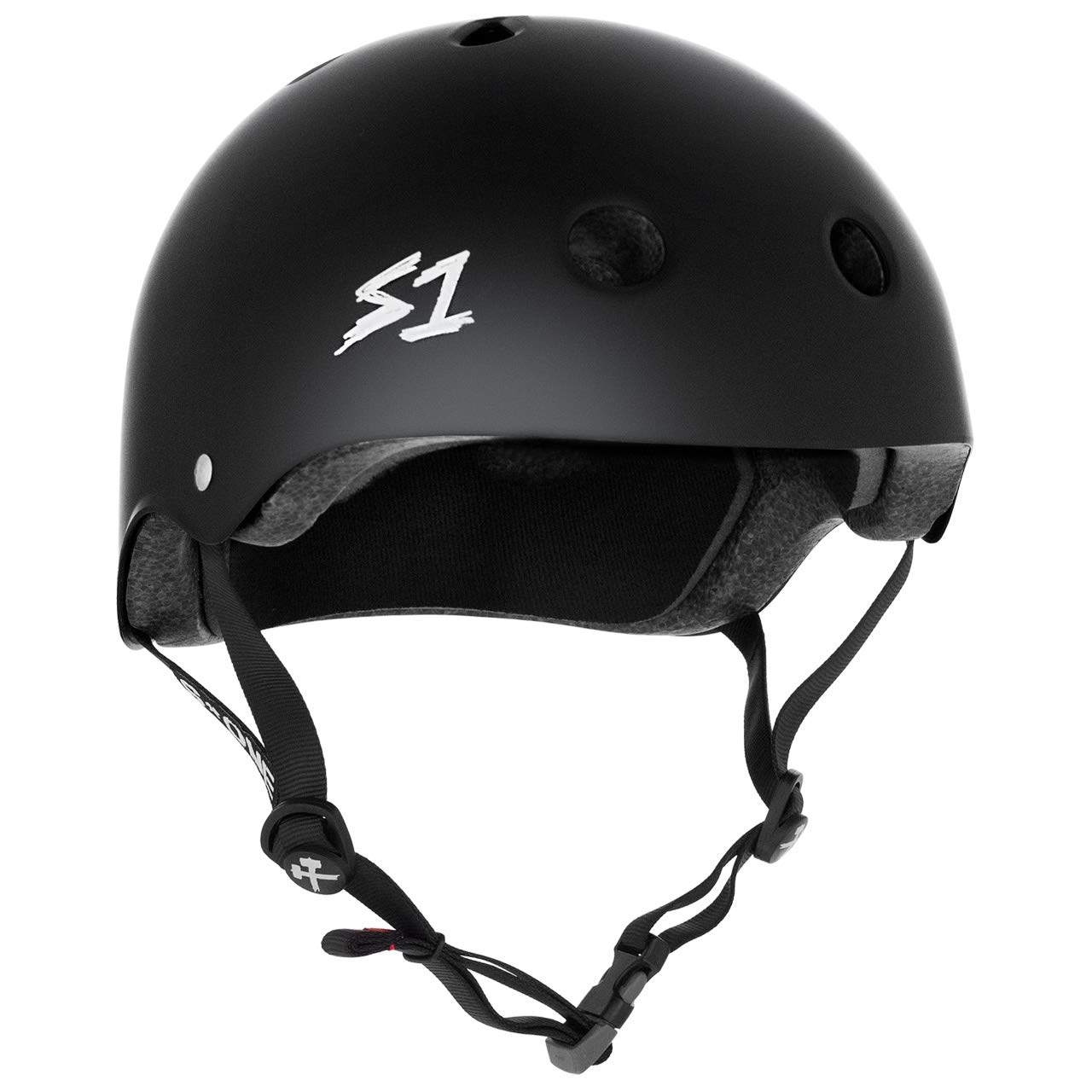 S1 Mega Lifer Helmet - Multi-Impact & High-Impact Certified - Multiple Colours & Sizes (Black Matt, Medium 23.5" (59.7cm))