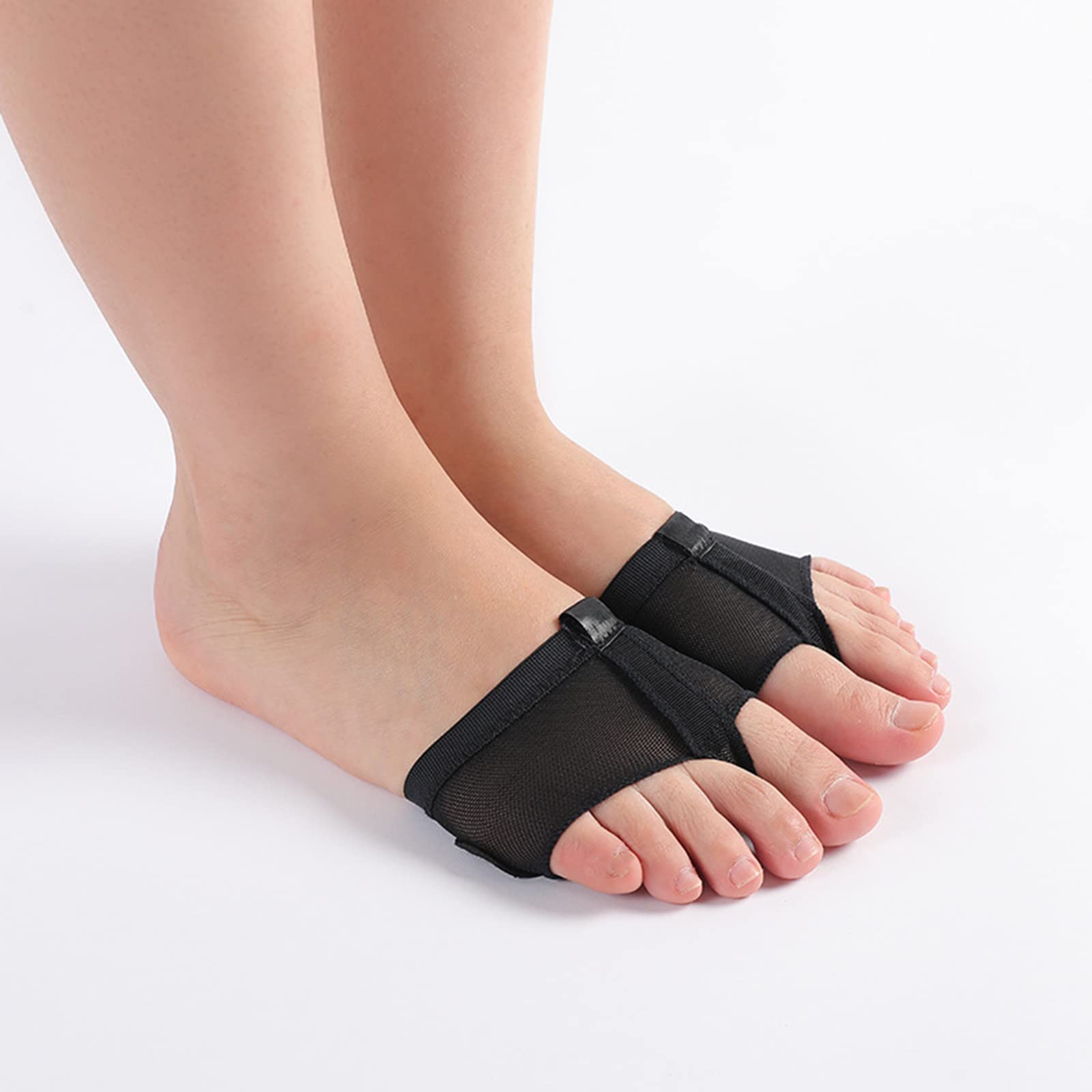 Almohadilla de Pie Pata de Baile Calcetines Cinco Agujeros Protectora para Ballet Danza Vientre Antepié Cojín