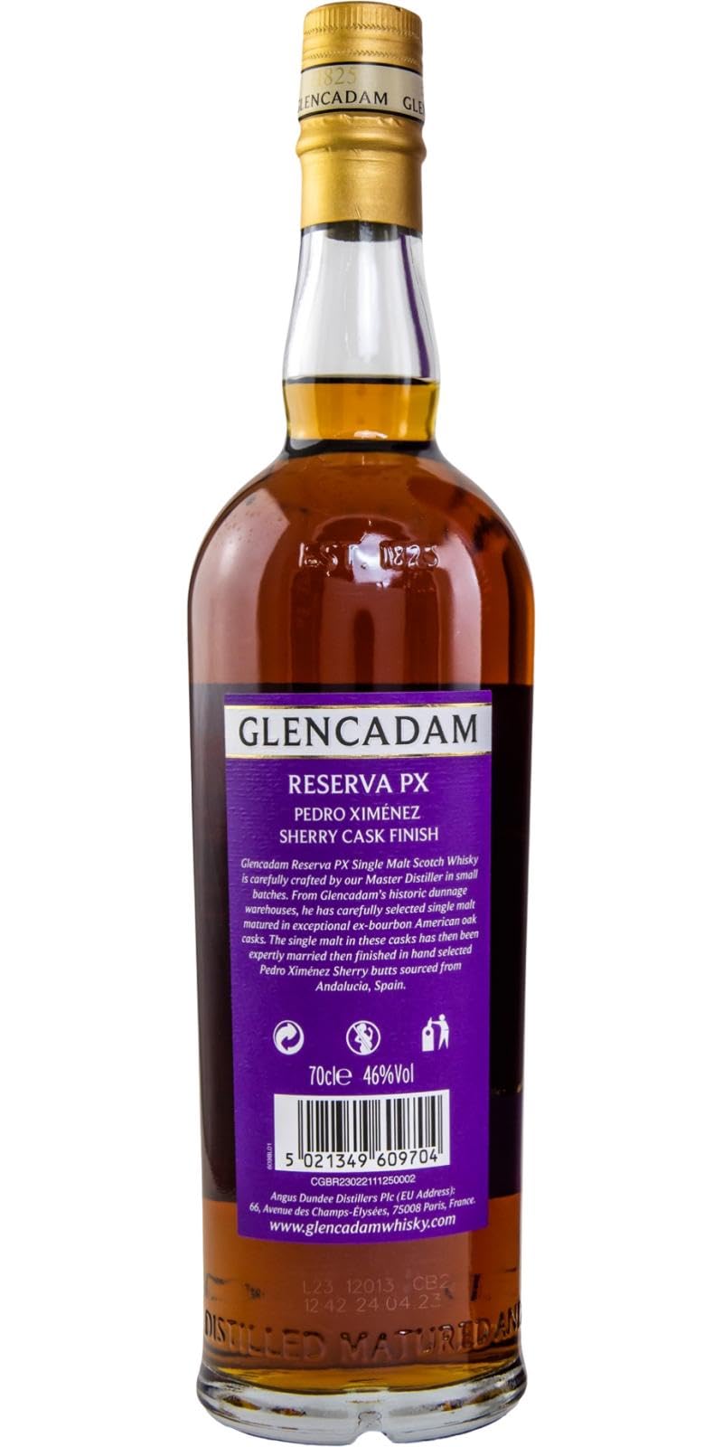 Glencadam PX Sherry Cask Finish : Amazon.co.uk: Grocery