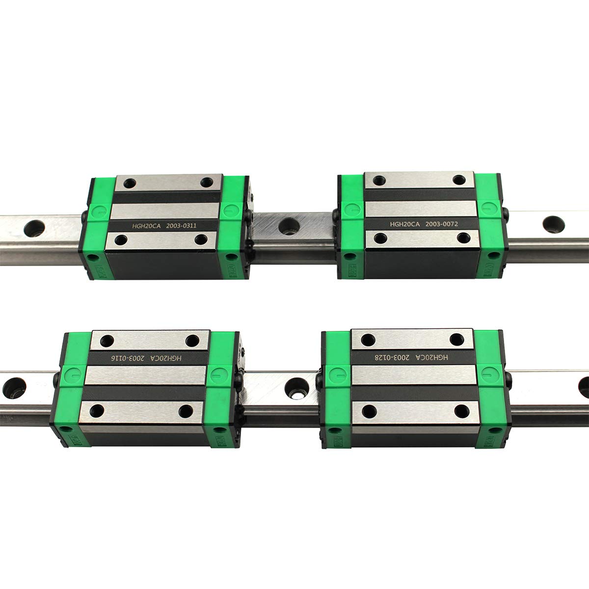 Snapklik.com : Linear Guide Rail 2 X HGR 20-1200mm Linear Slide Rail ...
