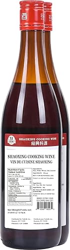 Miniatura 2 de 52USA Shaoxing - Vino de cocina de 21.64 onzas líquidas (paquete de 2), vino chino de cocina asiática, vino de arroz Shao Hsing, vino de arroz