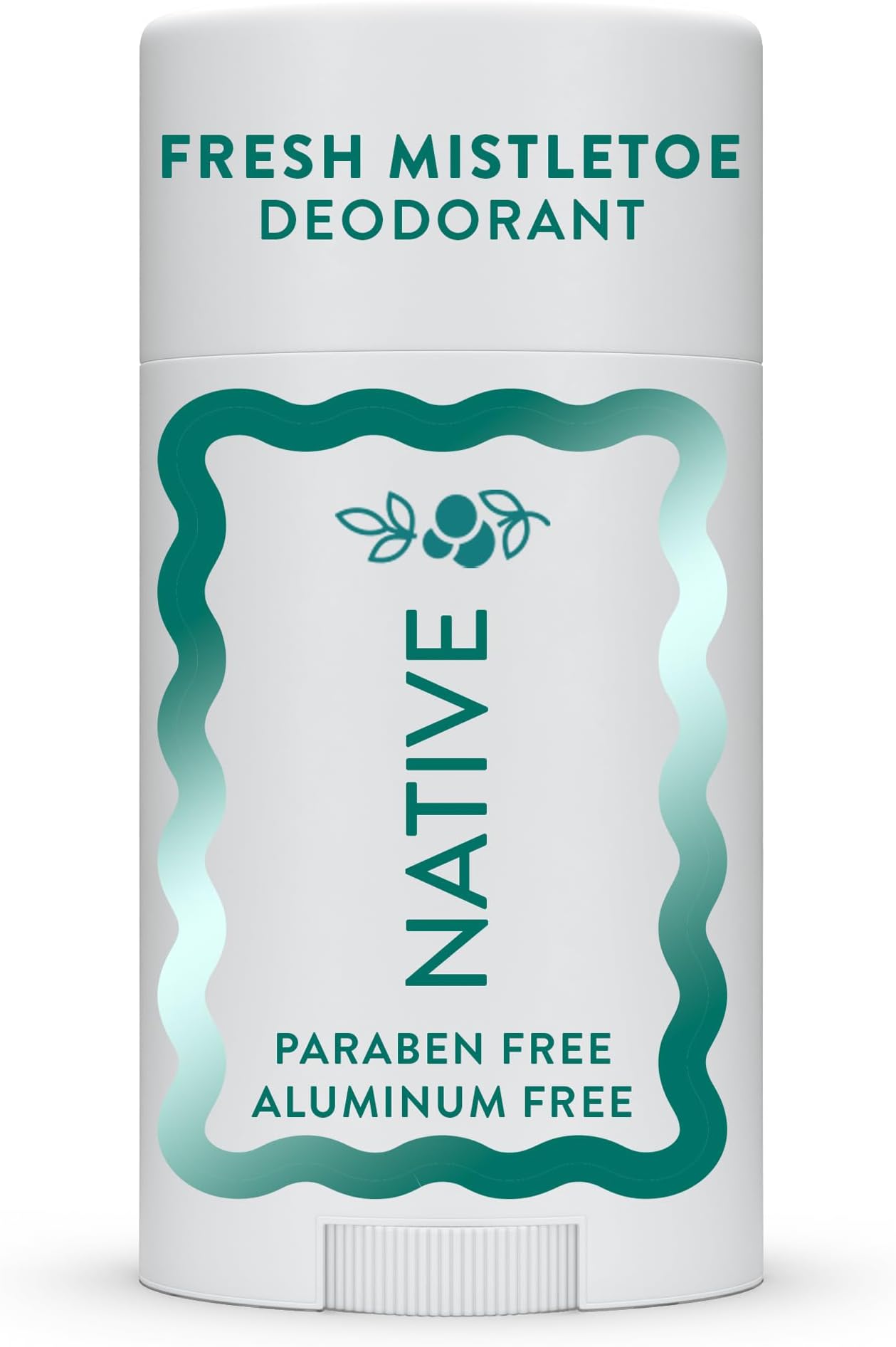 Deodorant, Holiday Edition, Fresh Mistletoe Scent, Contains Naturally Derived Ingredients, 72 Hour Odor Control | Deodorant for Women and Men, Aluminum Free with Baking Soda