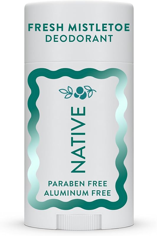 Deodorant, Holiday Edition, Fresh Mistletoe Scent, Contains Naturally Derived Ingredients, 72 Hour Odor Control | Deodorant for Women and Men, Aluminum Free with Baking Soda