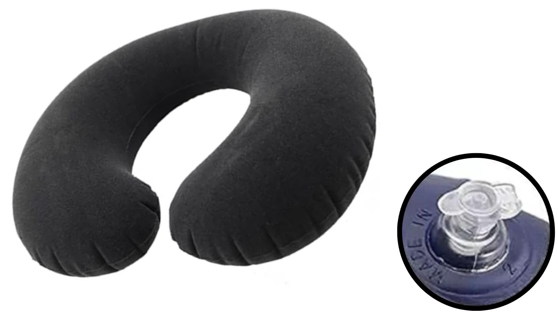 OLRADA Air Travel Pillow Cushion for Camping Hiking Backpacking, Meditation intex Pillow (Neck Pillow for Travel)-image-43