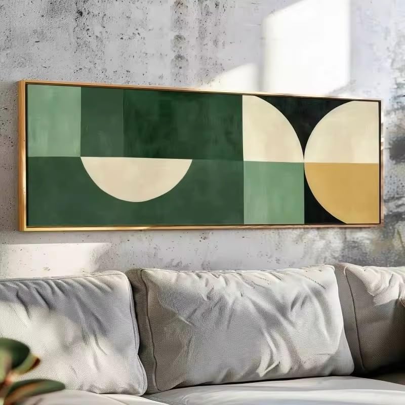 Quadri da parete in stile Mid-Century, quadri moderni geometrici, stampe in stile Mid-Century Modern, quadri di grandi dimensioni, decorazioni per sopra il letto/divano (20x60 cm/senza cornice)