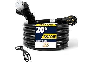 50 Amp RV Cord with Twist Lock Connectors